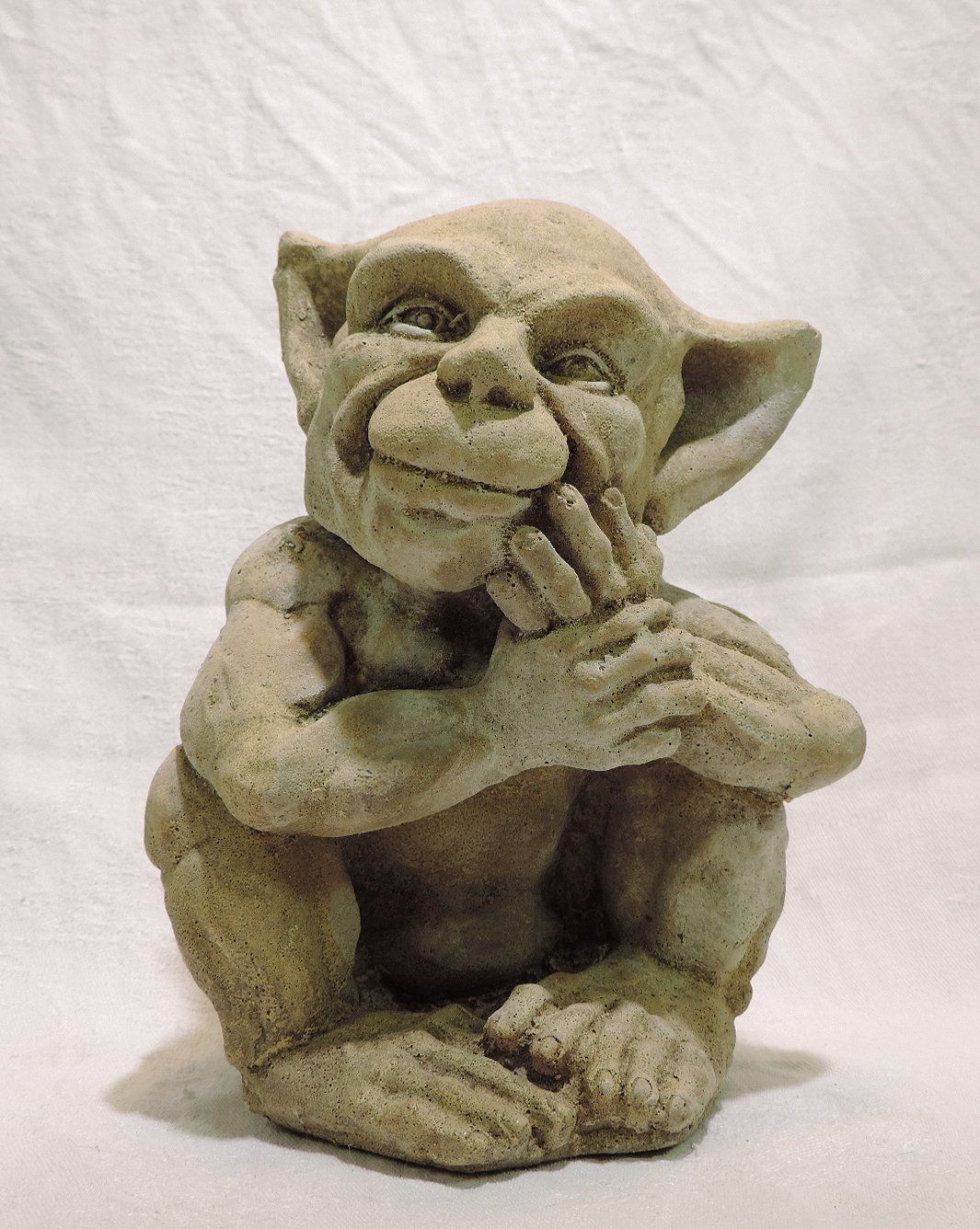 Figuren: Gartenfigur Goblin, Stein Zwerg – Gebraucht aus Duggingen von doogbua