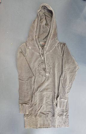 Converse Hoodie Vintage Look Grau, Grösse M