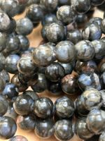 Abverkauf!!! Strang echte Glaucophane Kugeln 6 mm