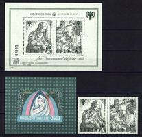 Uruguay 2 Weihnachtsblocks postfrisch**