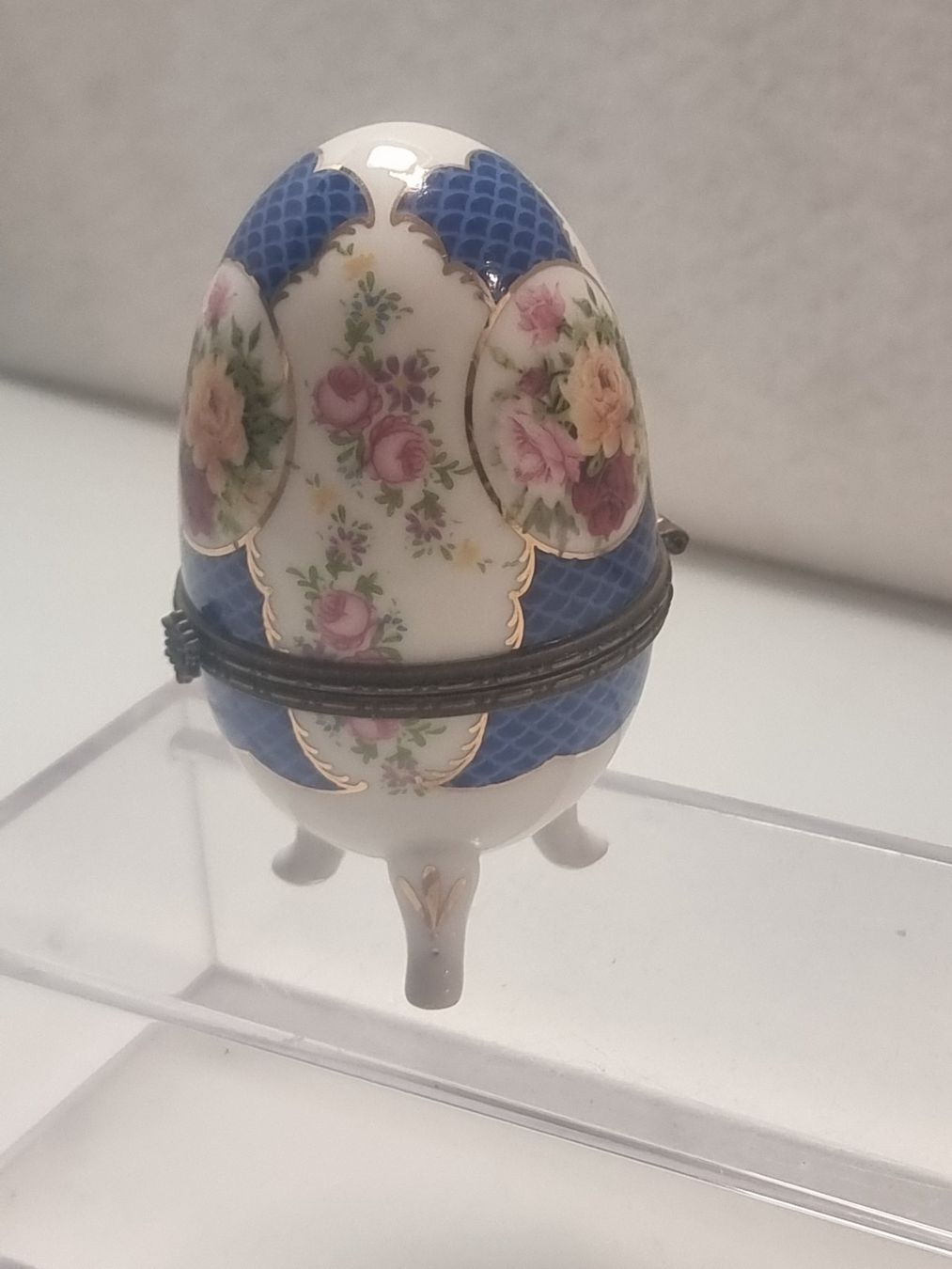 Barattoli: antikes LIMOGES Schmuck Ei Dose handbemalt Goldrand – Usato da Dürnten venduto da Bachtelrider_ 3