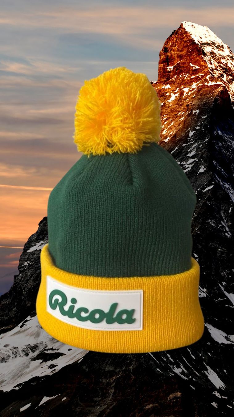 Copricapi, berretti & cappellini: Mütze Beanie Cuffia Ricola – Nuovo e nell'imballaggio originale da Zollikofen venduto da Ruzzina