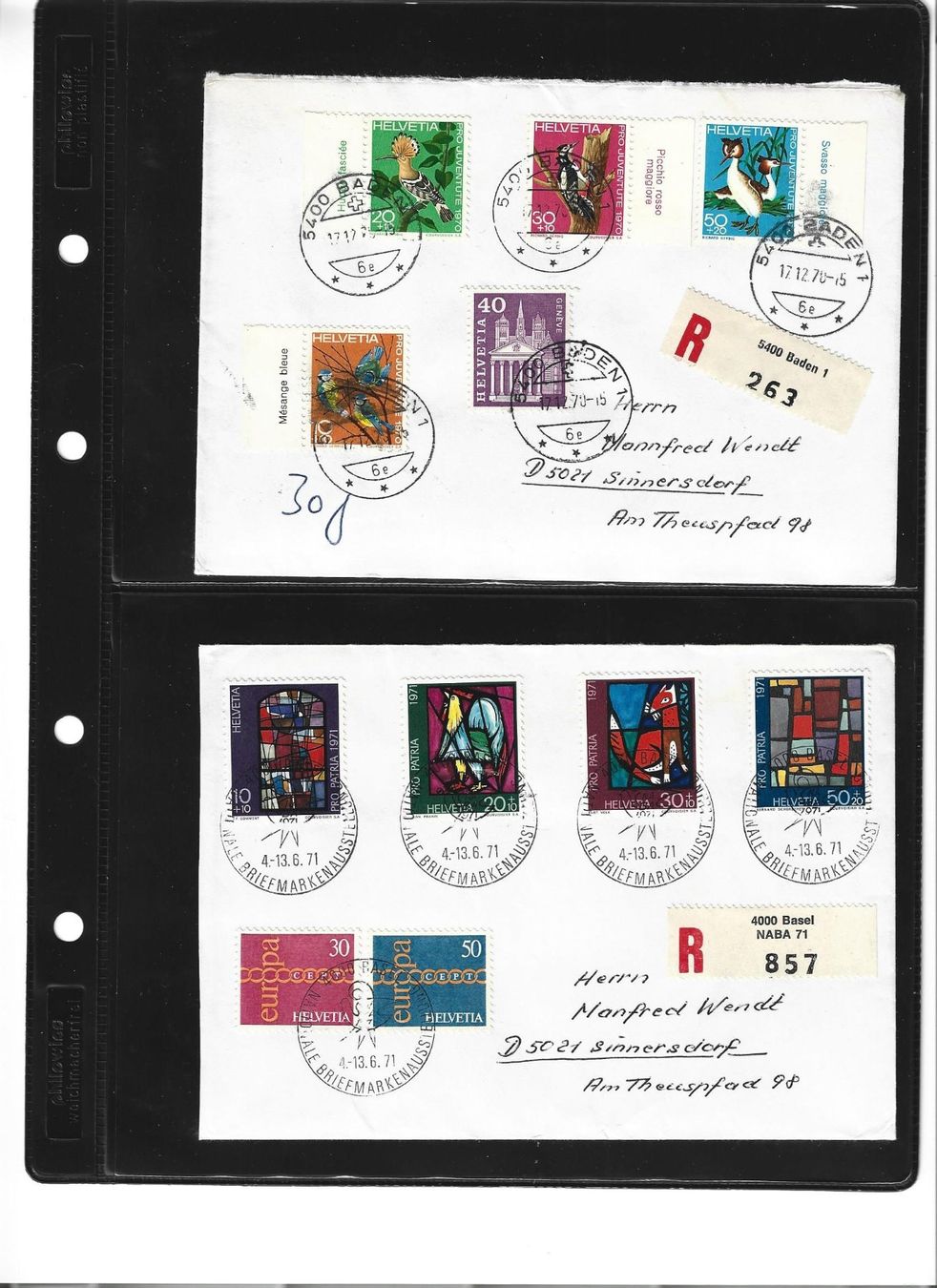 Tutti i francobolli: 10 lettres 10 Buchstaben – Usato da Delemont venduto da toutdubon11