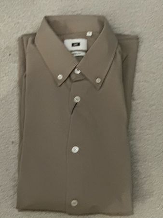 WE Strickhemd - Knopfhemd, Beige, Grösse M - Top Zustand!