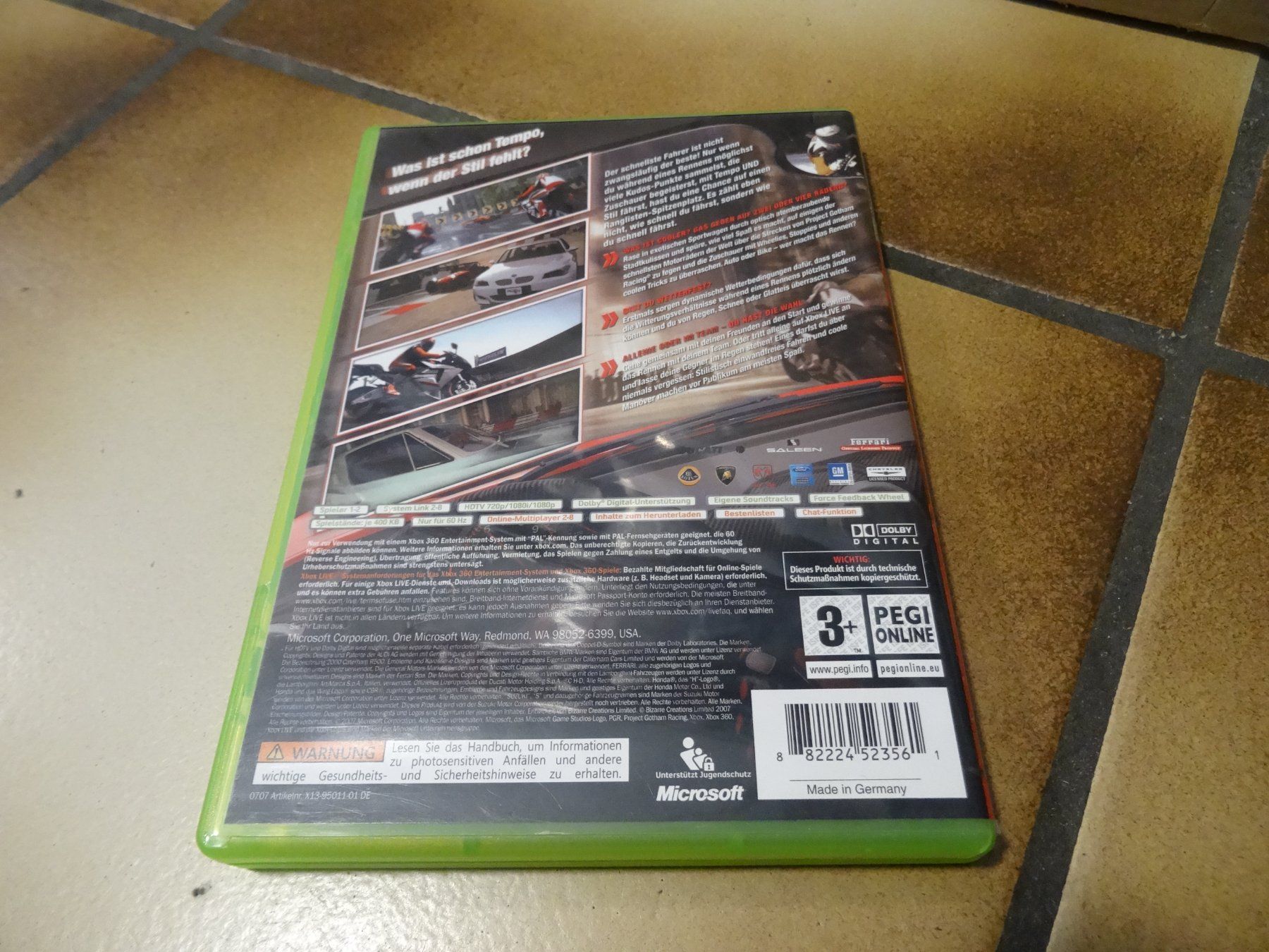 Microsoft Giochi: Project Gotham Racing PGRA 4 Xbox 360 – Usato da Olten venduto da Disc-Ausverkauf 2