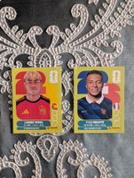 Panini Fussball Sticker Lamine Yamal Kylian Mbappé