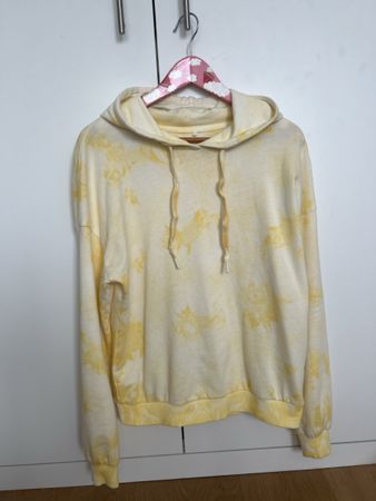 Tie Die Hoodie gelb