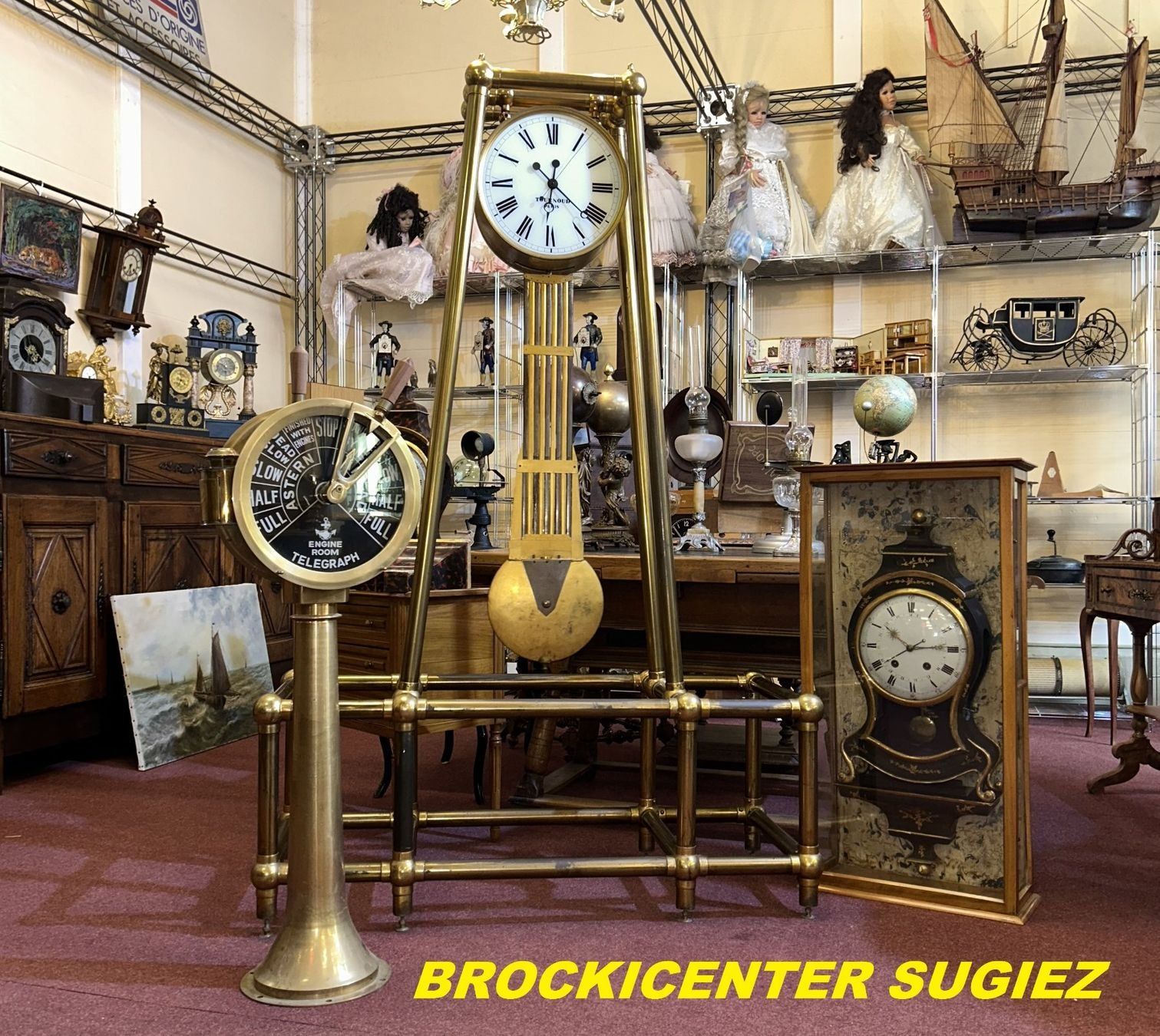 Stand- & Wanduhren: Antiker Uhrmacher Drehbank – Gebraucht aus Sugiez von brockicenter 4