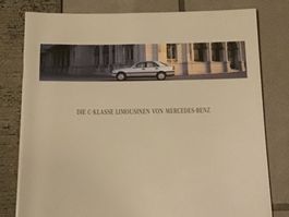 Mercedes-Benz C-Klasse Verkaufsprospekt 20 Seiten Aug.1996