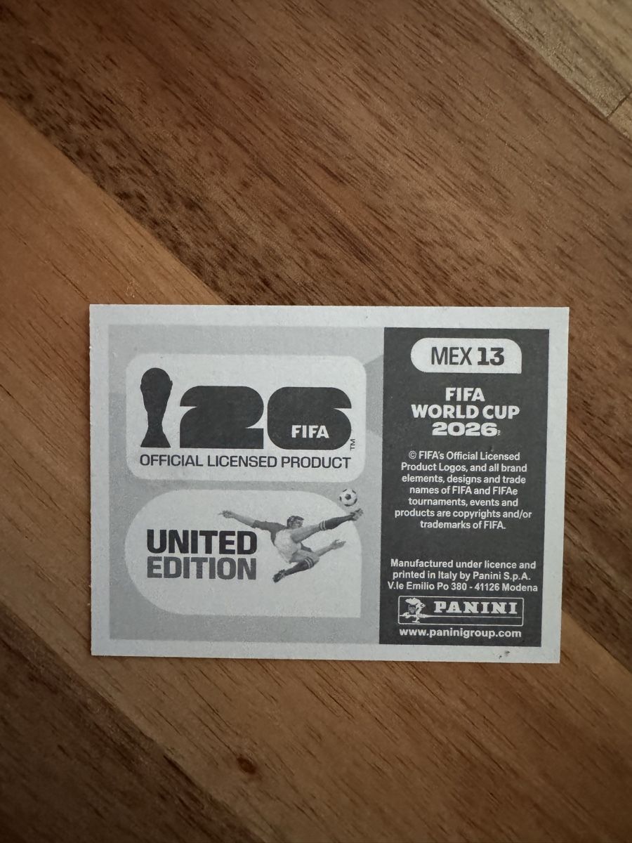 Panini Carte collezionabili: Panini - WM 2026 - MEX 13 - Sticker – Nuovo (secondo la descrizione) da Wetzikon ZH venduto da thayreen 1