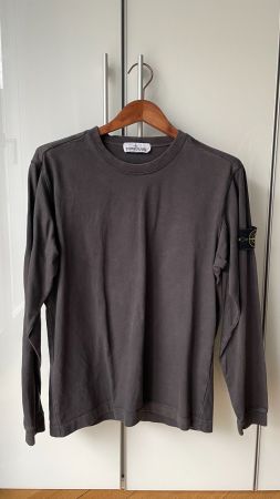 Stone Island Longsleeve Dunkelgrau Gr. M