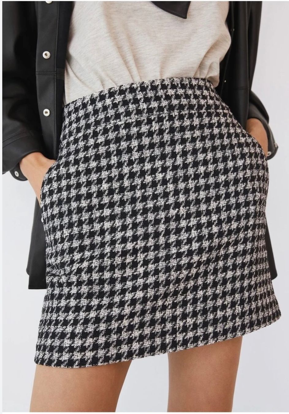 Mango Gonne: Mango Rock, schwarz-weiss, Gr. XS – Usato da Zürich venduto da car_8mpw