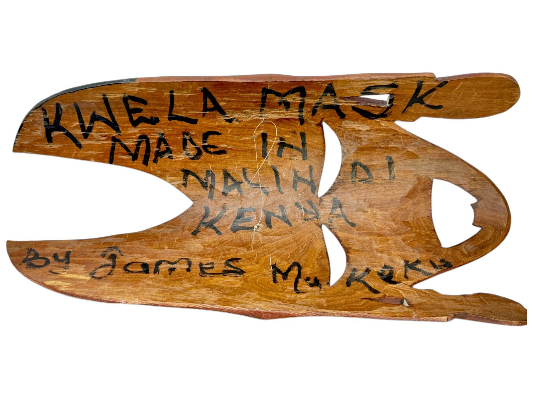 Internationale Kunst: Grand masque Africain KWELA Malindi Kenya – Gebraucht aus Morges von vintix 6