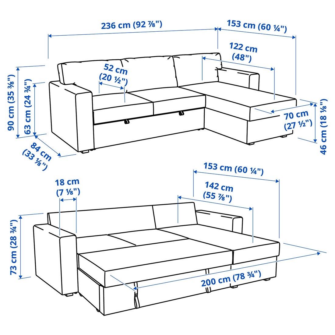 Sofas: Sofa / 3er-Bettsofa mit Récamiere – D'occasion à Roggwil TG par Flohmarkt_Lupo 6