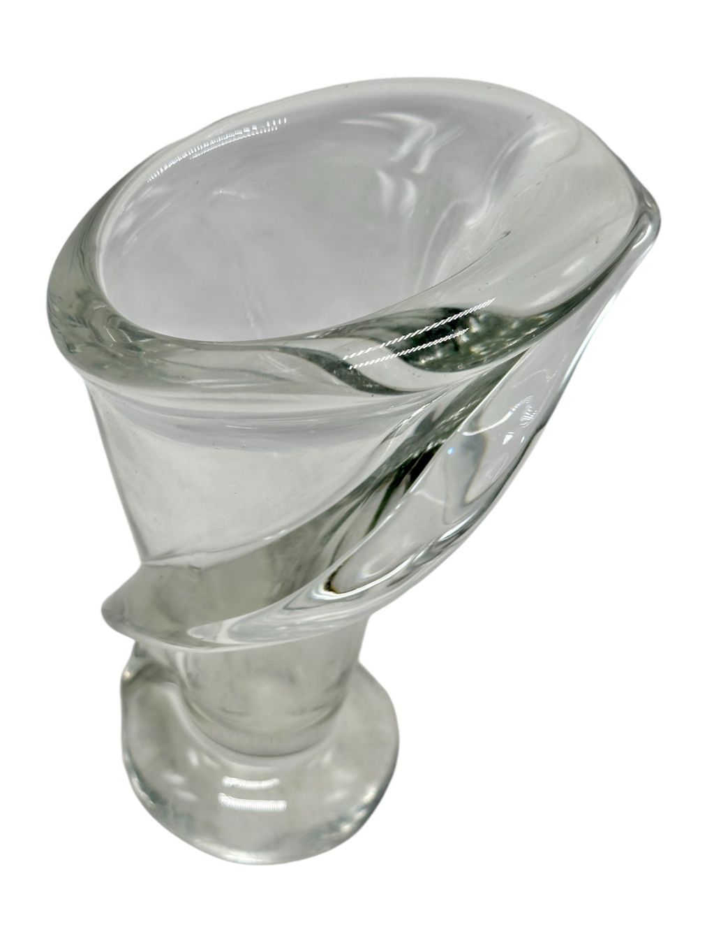 Vasi & Recipienti: Vase en cristal de Vannes Le Chatel Calla Lily – Usato da Morges venduto da 1tiquaire 2