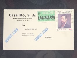 CL25 Enveloppe + Timbre Mexique 1971
