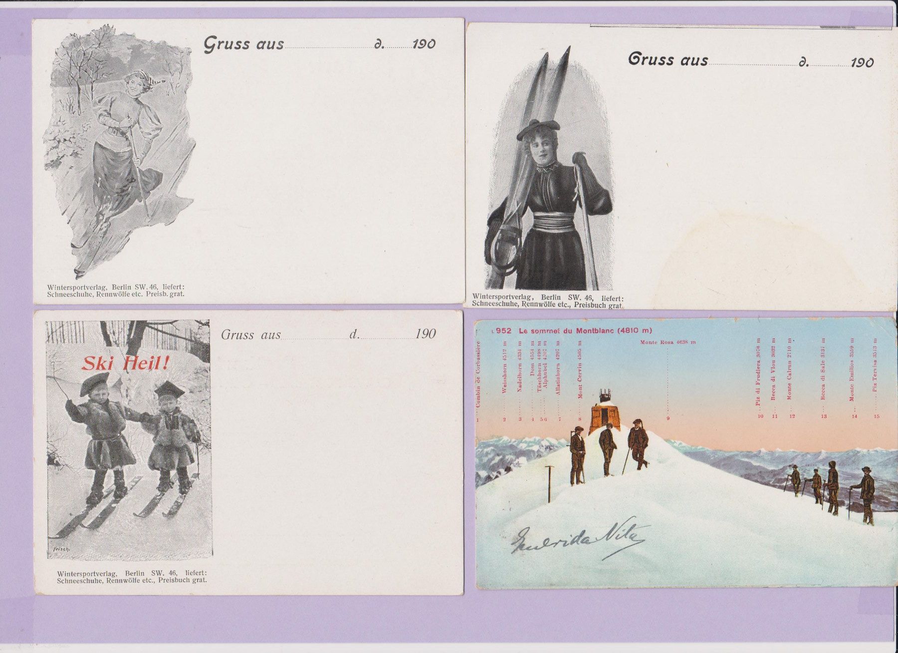 Cartoline postali: Wintersport   -   30 alte Ansichtskarten – Usato da Vitznau venduto da Ropaku 7