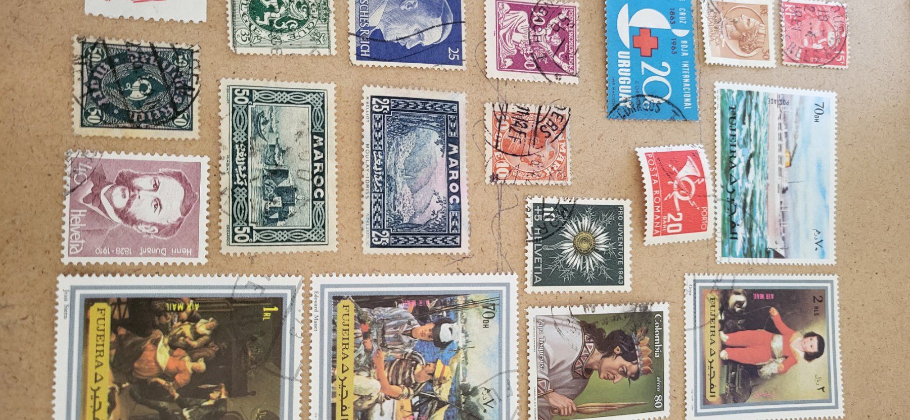 Tutti i francobolli: 50 verschiedene briefmarken ganze welt – Usato da St Gallen venduto da Stampsalshobby 1