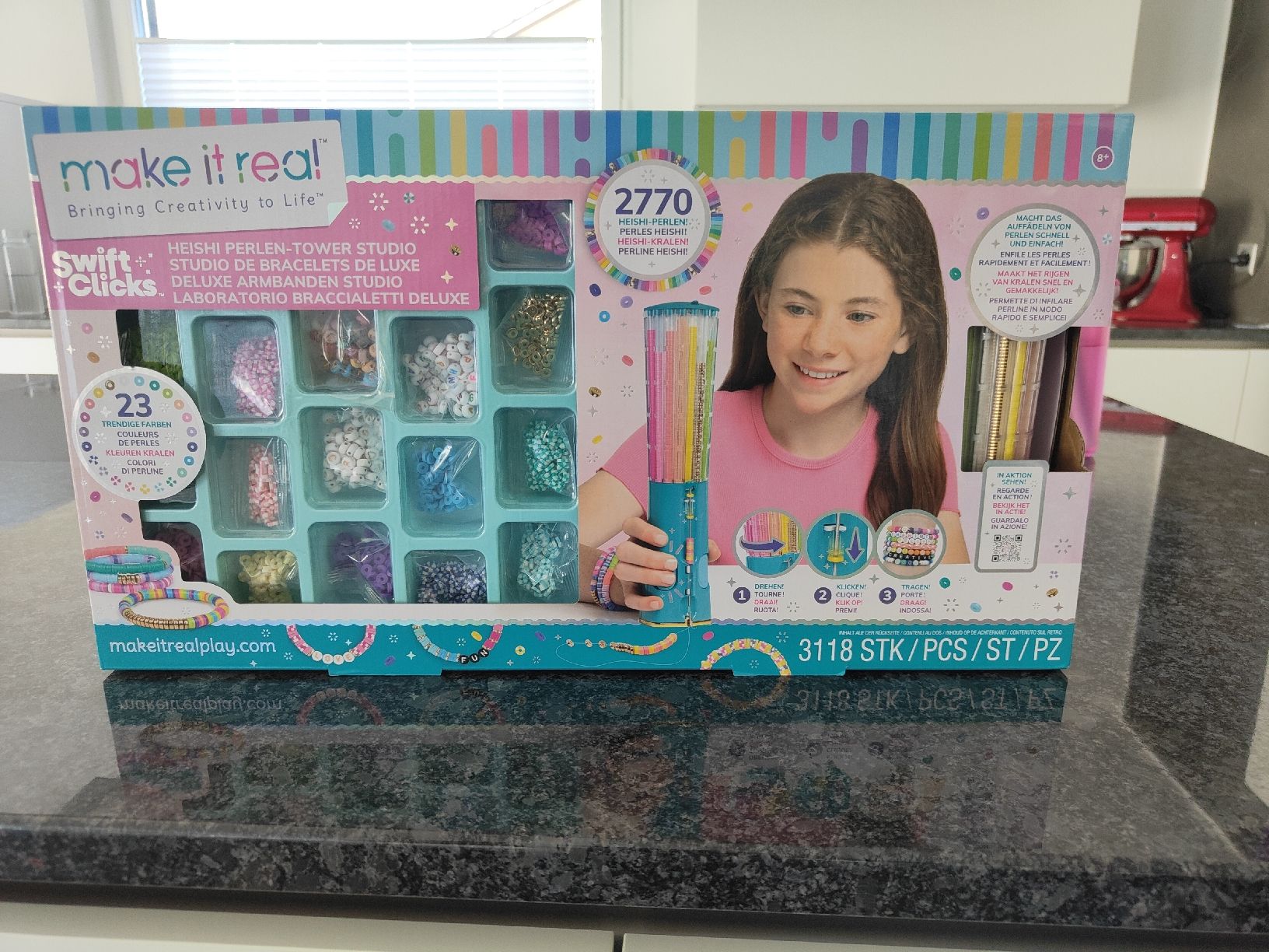Kit bricolage: Make It Real Heishi Perlen Tower Studio neu 3118 Stk – Nuovo e nell'imballaggio originale da Rümlingen venduto da Egge4 1