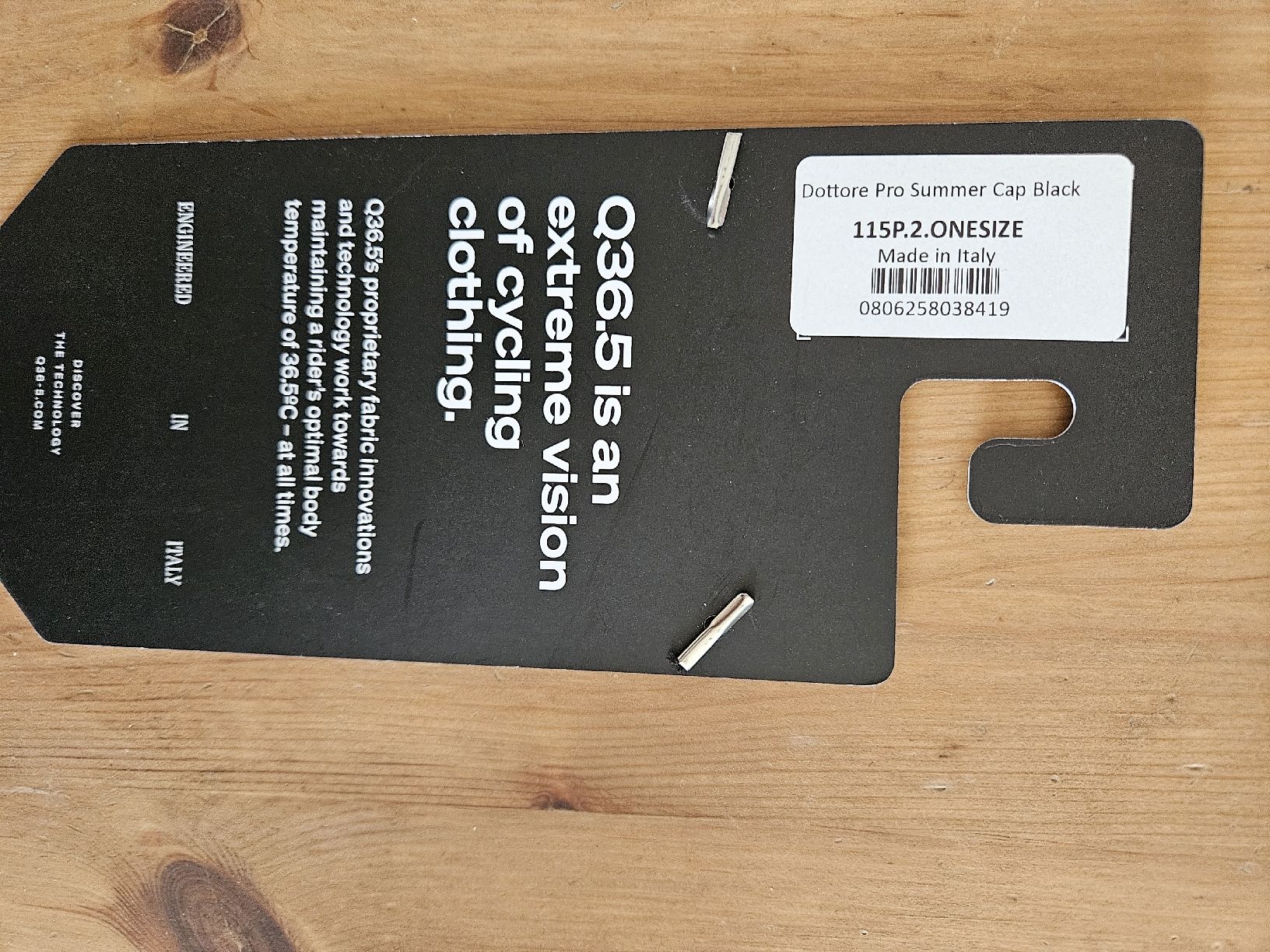 Copricapi, berretti & cappellini: Q36.5 Dotore Pro Summer Cap Schwarz, One Size, Neu! – Nuovo e nell'imballaggio originale da Zürich venduto da was1Benutzername 2