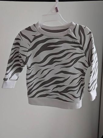 🦓 Süsser Zebra Pullover Gr. 74, sehr guter Zustand 🦓