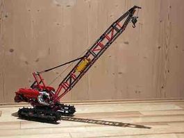 Lego Technic Raupenkran rot Modell gebraucht