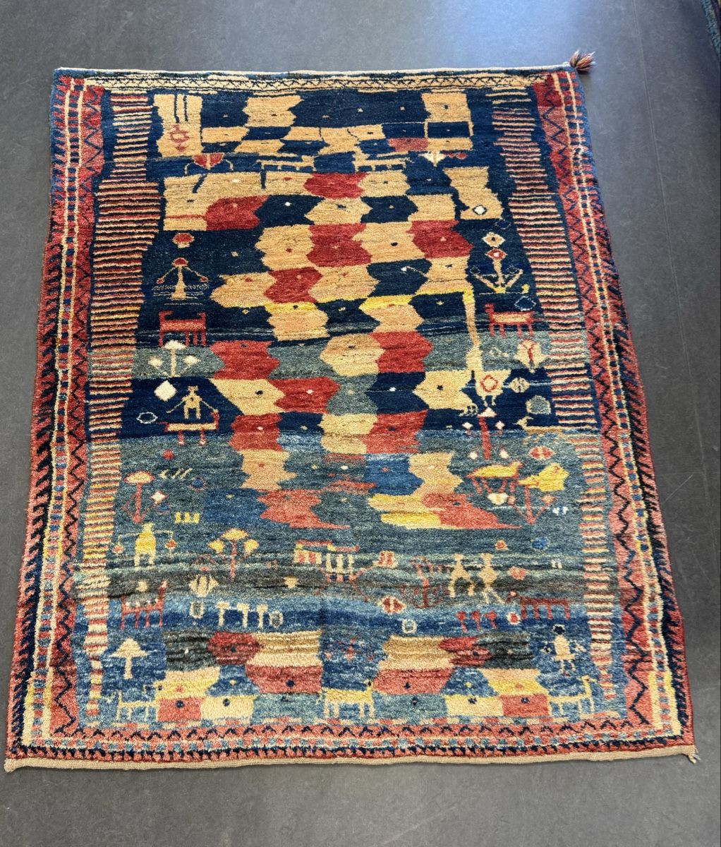 Tappeti: Orientteppich Gabbeh 140x190 cm  – Nuovo (secondo la descrizione) da Liestal venduto da galerie_nategh 1