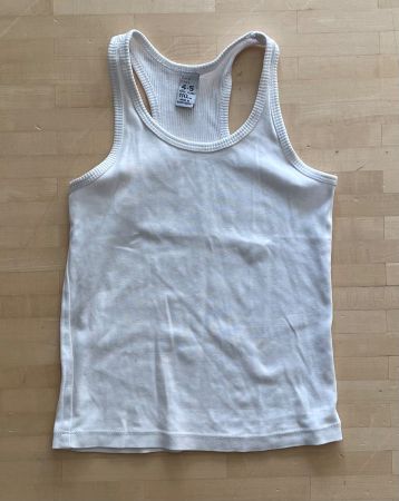Zara Kids Achsel Leibchen Weiss Gr. 110cm Sommer Top