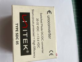 DC/DC Wandler Unitek SDC 05 20-32V auf 13.6V ungebraucht