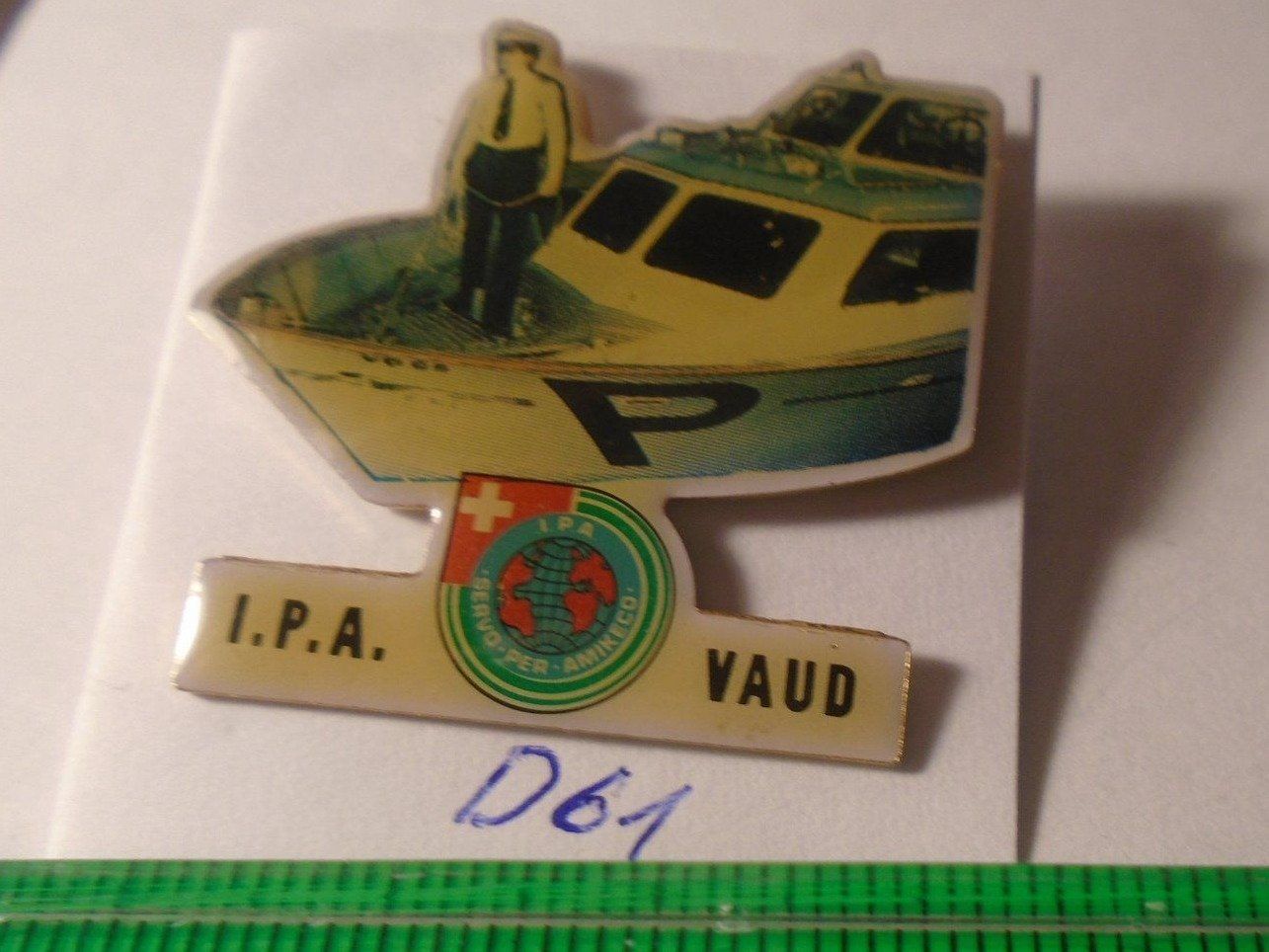 Plaketten & Abzeichen: 1 I.P.A. Vaud Pin (D61) – Gebraucht aus Winterthur von Beli2000