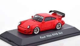 Porsche 911/ 964 RWB Rauh-Welt 1990 rot / schwarz   1:43