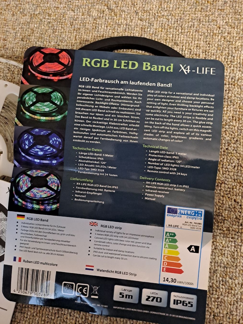 Ghirlande e barre luminose: LED-Lichterrollen – Nuovo (secondo la descrizione) da Rothenburg venduto da 123odermatt 4