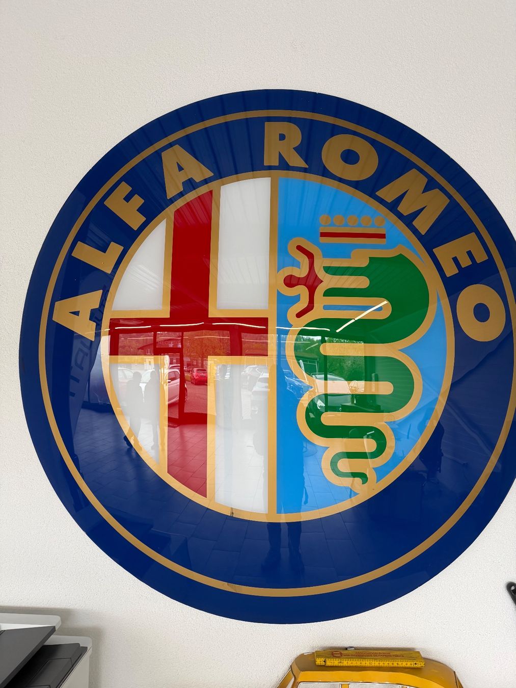 Alfa Romeo Insegne: Alfa Romeo Zeichen 1.50 mt Durchmesser – Usato da Lengnau BE venduto da Ierardo79 2