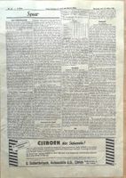 1 Zeitungsseite v. Tages-Anzeiger Montag, den 18. März 1940