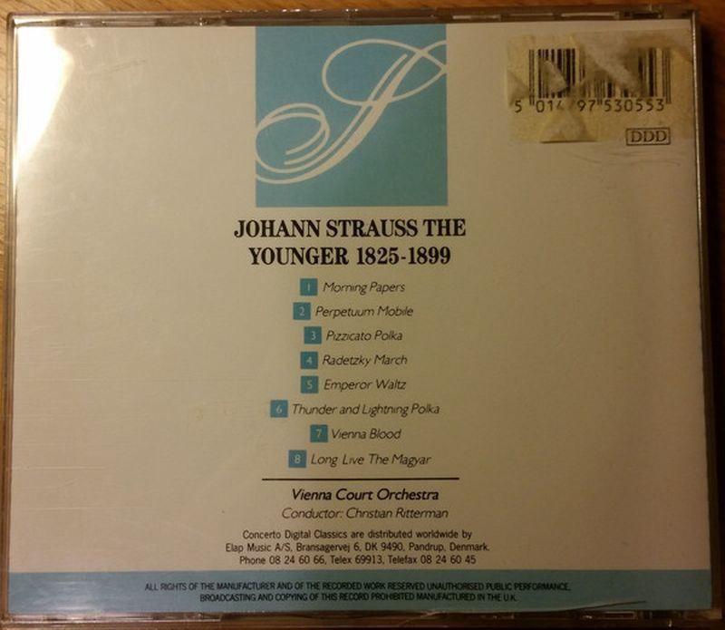 CD: CD: Strauss - Walzer, Märsche, Polkas – Usato da Oberriet SG venduto da Manick 1