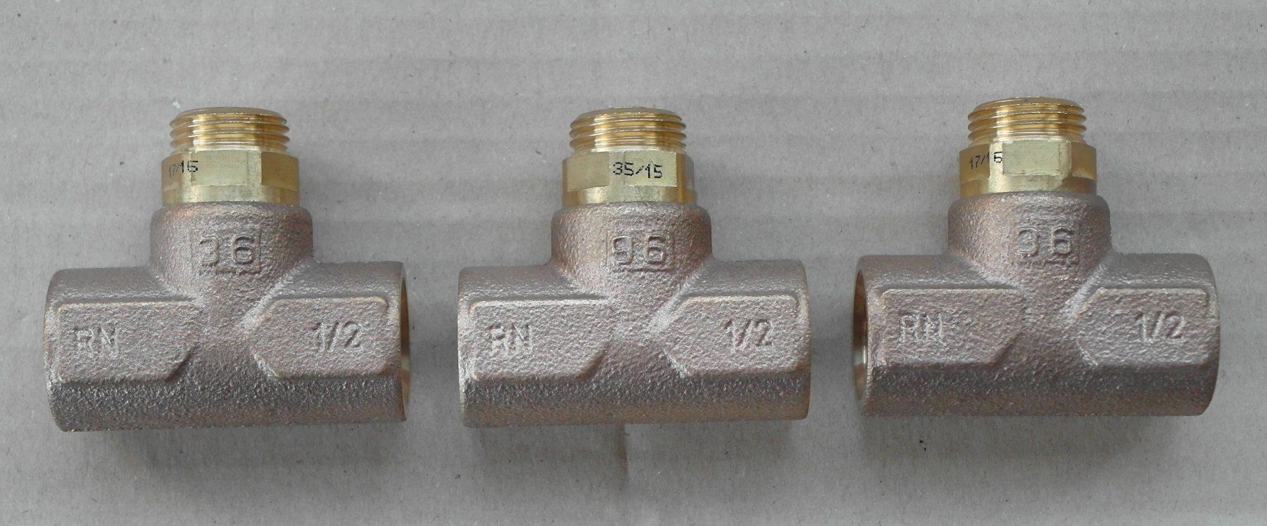 Armaturen: Geradsitzventil NUSSBAUM 1/2", Wasserhahn (total 3 Stk.) – Neu (gemäss Beschreibung) aus Däniken SO von _Pharao_
