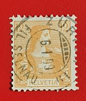 HELVETIA BRUST 105 VOLLSTEMPEL ZÜRICH SELNAU 1909