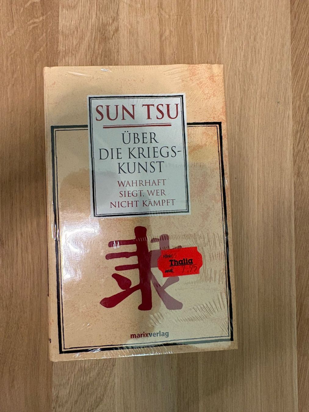 Libri: Über Kriegskunst - SUN TSU – Nuovo e nell'imballaggio originale da Arlesheim venduto da Spielmax
