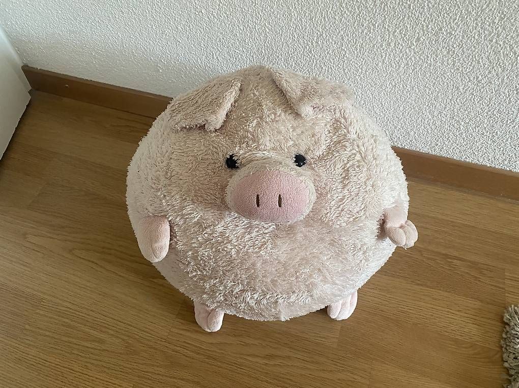 Nici Giocattoli: Riesenplüschtier Schwein Squishy Snuggle Puff – Usato da Horw venduto da sere4