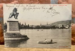1909 - LÖWE AM SEE - Zürich - Zürichsee