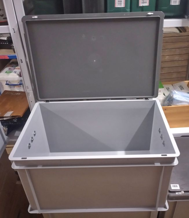 5 Stück Utz Rako Transportkisten 60 x 40 x 32,5 mit Deckel (Gebraucht ...