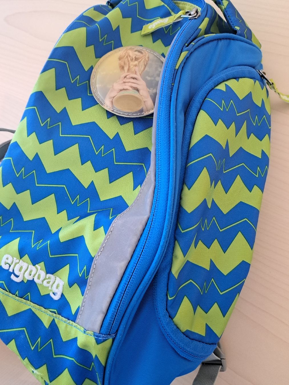 Ergobag Borse & Zaini: Ergobag Rucksack Kinder grün blau Klettie – Usato da bazenheid venduto da salerno007 1