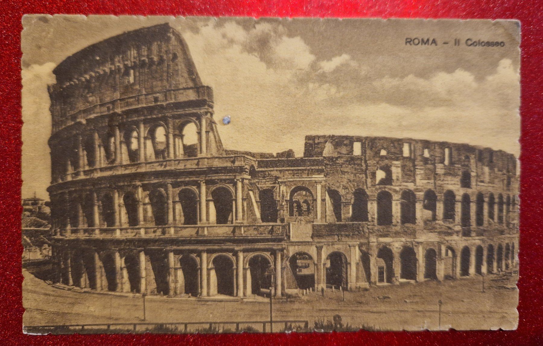 Cartoline postali: Rom, Colosseo, 1908 Top/rar – Usato da Melchnau venduto da Fishel