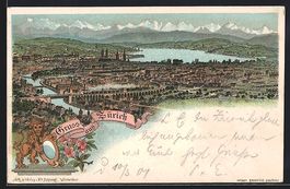 Litho Zürich, Ansicht aus der Vogelscha