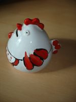 witziges Spar(schwein) Hahn/Henne aus Steingut , ca 15cm