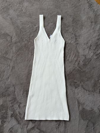 Damen Strickkleid cremeweiss Grösse S guter Zustand
