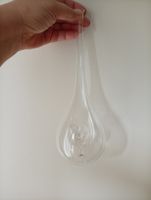 Glasvase Tropfenform mit Herzmotiv