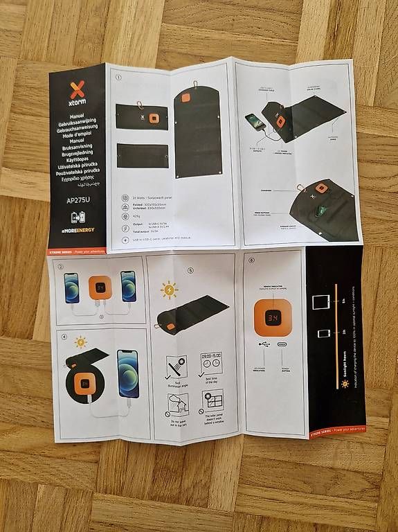 Dispositivi a energia solare: XTROM Solar Panel 21W neuwertig – Nuovo (secondo la descrizione) da Effretikon venduto da risli88 4