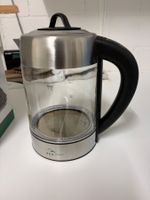 Wasserkocher HEV Schweiz 1.7 Liter Glas Edelstahl neu