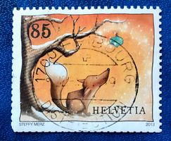 Nr.1484A FUCHS  Sondermarken Weihnachten GESTEMPELT 2013  ﻿